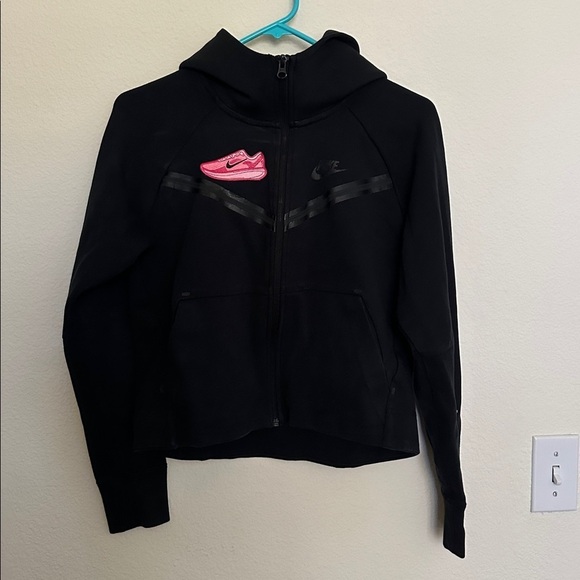 Nike Tops - Nike Tech Fleece Zip Up Jacket with Shoe Patch